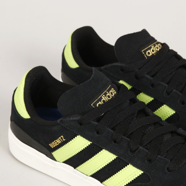 Adidas Busenitz Vulc II Black Solar Lime Skateboarding, Nike SB