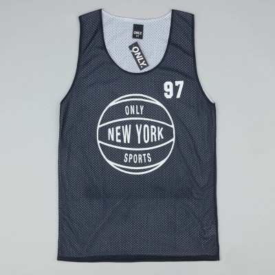 Only Mesh Tank Navy