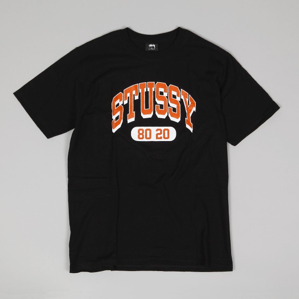 スケートボード 90s' stussy made in USA 80 logo black 90s Stussy graphic made in USA t-shirt | M | Black Skate