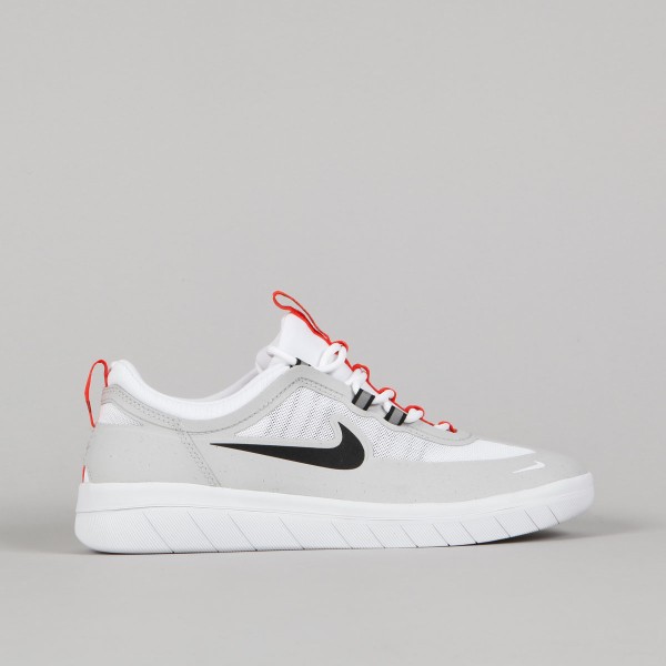 Nike SB Nyjah Free Grey Black Crimson Skateboarding, Nike SB