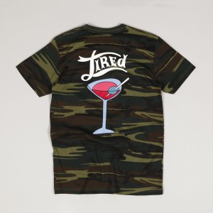 Tired Dirty Martini Tee Camo