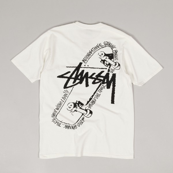 ★【STUSSY】★Skate Posse Pigment Dyed T-Shir.t Natural★ T-shirt Stussy Skate Posse Pig. Dyed (natural)