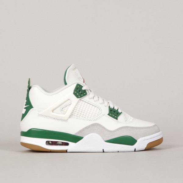 Nike SB x Air Jordan Retro Sail White Pine Green Skateboarding