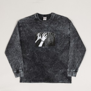 Polar Caged Hands LS Tee Acid Black