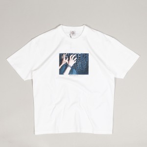 Polar Caged Hands Tee White