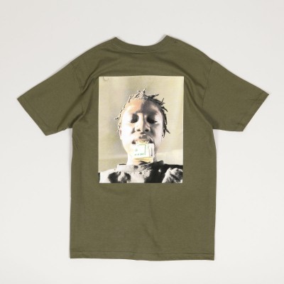 Violet Kader Put Your Money Tee Olive
