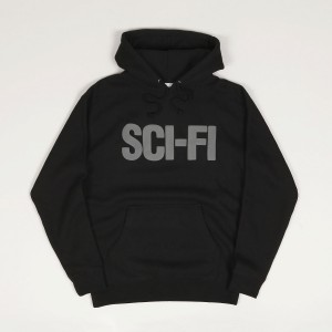 Sci-Fi Fantasy Big Logo Hoodie Black