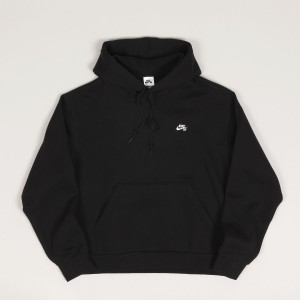 Nike SB Essential Logo Hoodie Black White