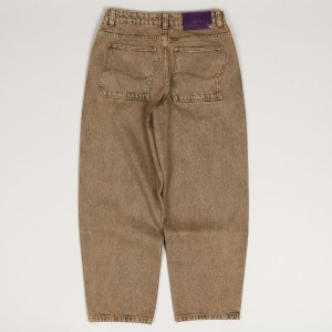 Dime Classic Baggy Denim Overdyed Brown