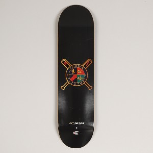 Crown x LXT Logo Deck Black