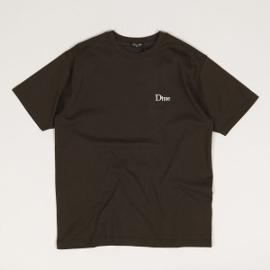 Dime Classic Small Logo Tee Vintage Black