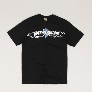 Fucking Awesome Baskin Ribbons Tee Black
