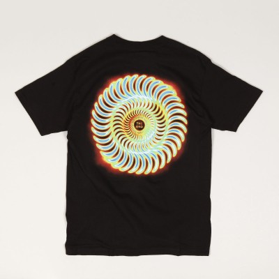 Spitfire Radioactive Classic Swirl Tee Black
