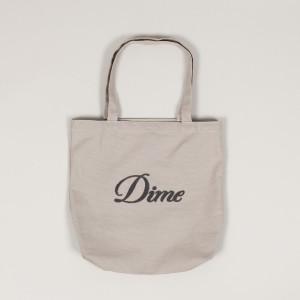 Dime Cursive Tote Bag Concrete