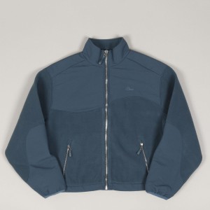 Dime Heavy Fleece Jacket Slate Blue