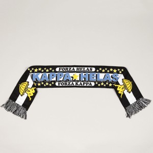 Hélas x Kappa Scarf Black White Blue