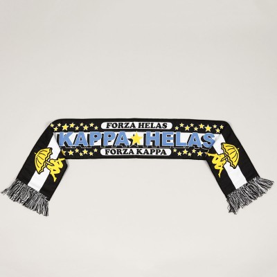 Hélas x Kappa Scarf Black White Blue