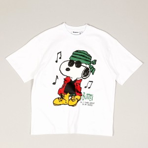 Butter Goods x Peanuts Music Tee White