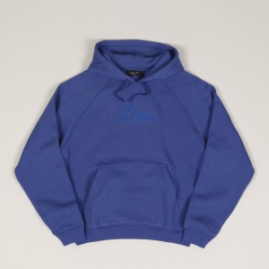 Dime Cursive Hoodie Deep Marine
