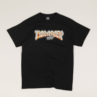 Thrasher Explicit Tee Black