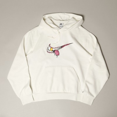 Nike SB Swoosh Grill Hoodie Sail Black