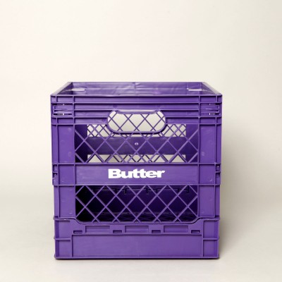 Butter Goods Record Crate Purple