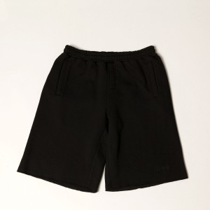 Butter Goods Fleece Shorts Wash Black