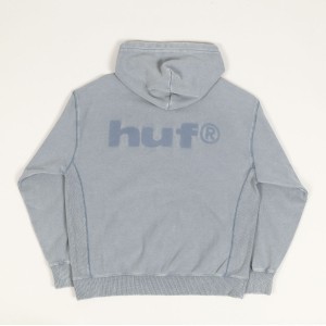 HUF Pacific Zip Hoodie Wash Blue