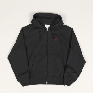 Gramicci One Point Zip Hoodie Vintage Black