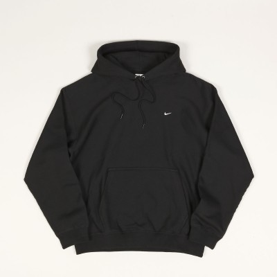 Nike Solo Swoosh Hoodie Black White
