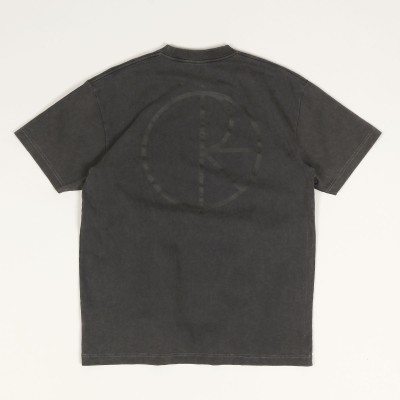 Polar Stroke Contrast Tee Silver Black Black
