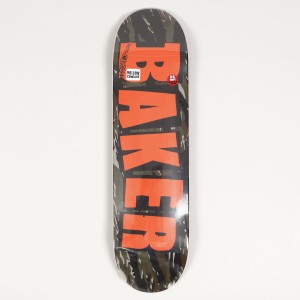 Baker Carozzi Logo Tiger Twin Tail Deck 8.38