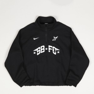 Nike SB FC Note Half-Zip Crewneck Black