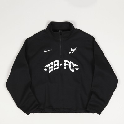 Nike SB FC Note Half-Zip Crewneck Black