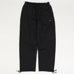 Nike Solo Swoosh Hem Pants Black White