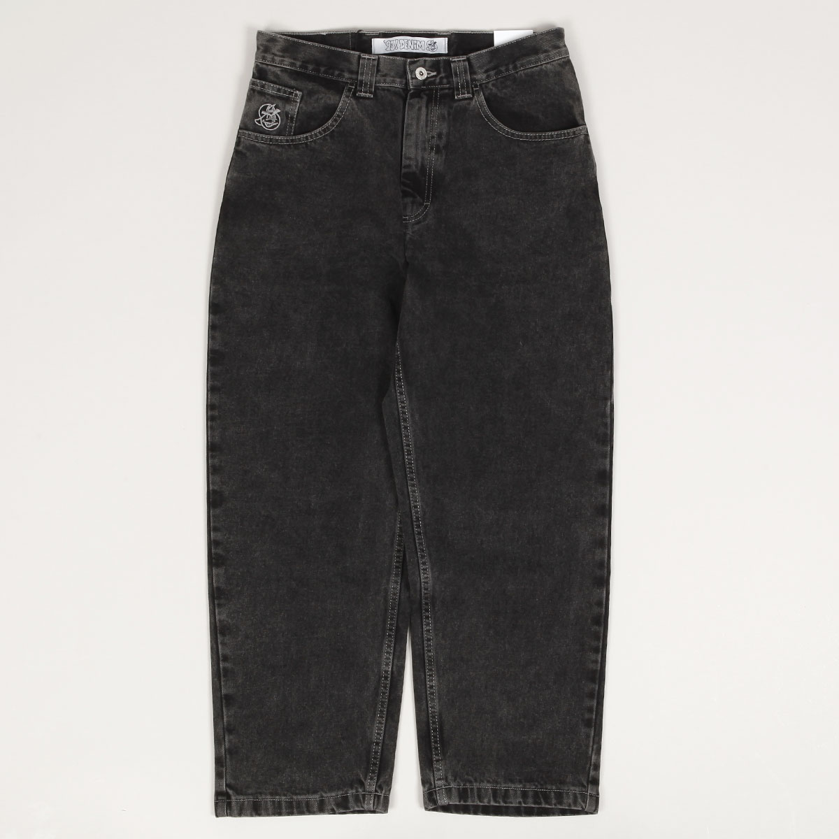 Polar 93 Denim Jeans Silver Black - Skateboarding, Nike SB