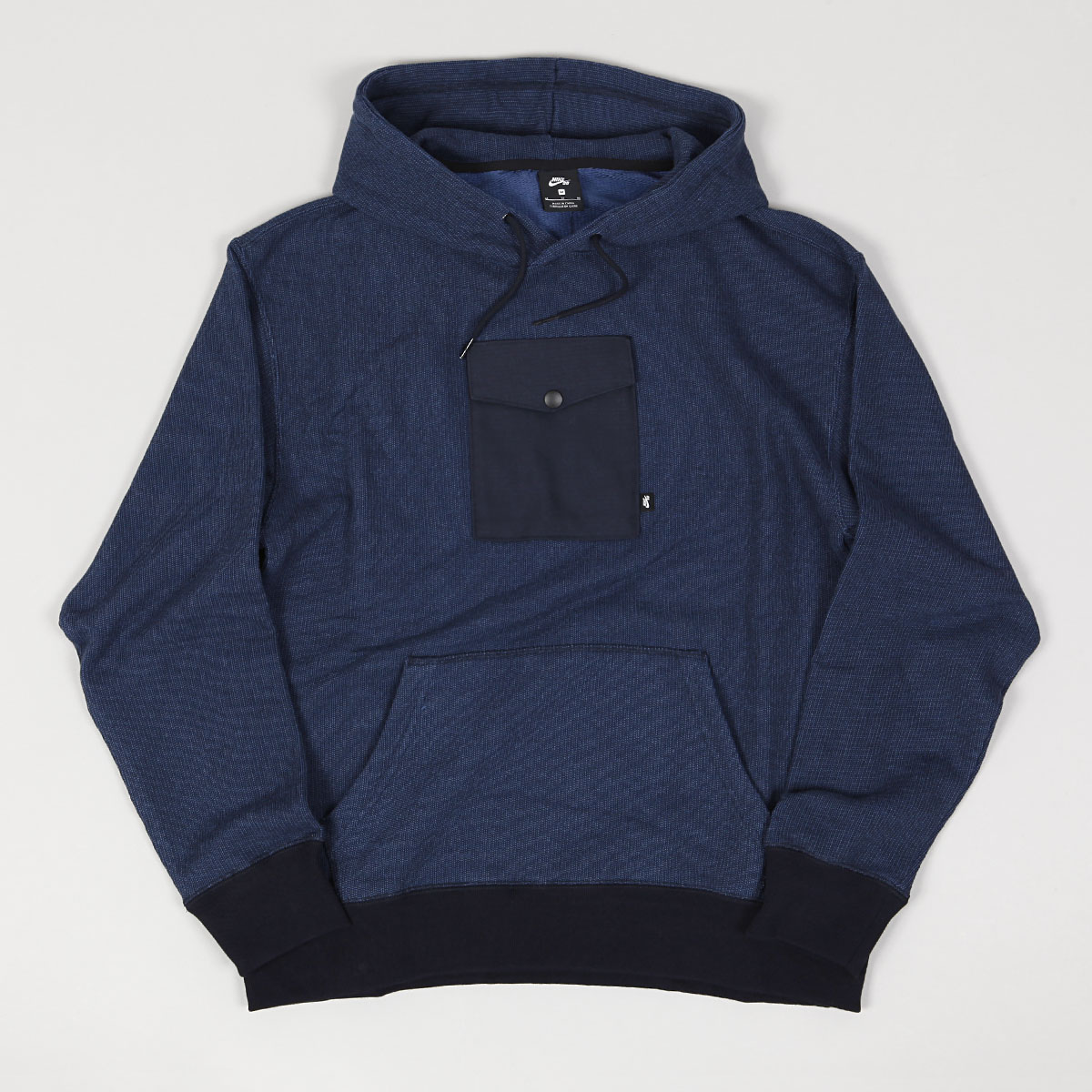 Nike SB Denim Novelty Hoodie Obsidian Skateboarding, Nike SB