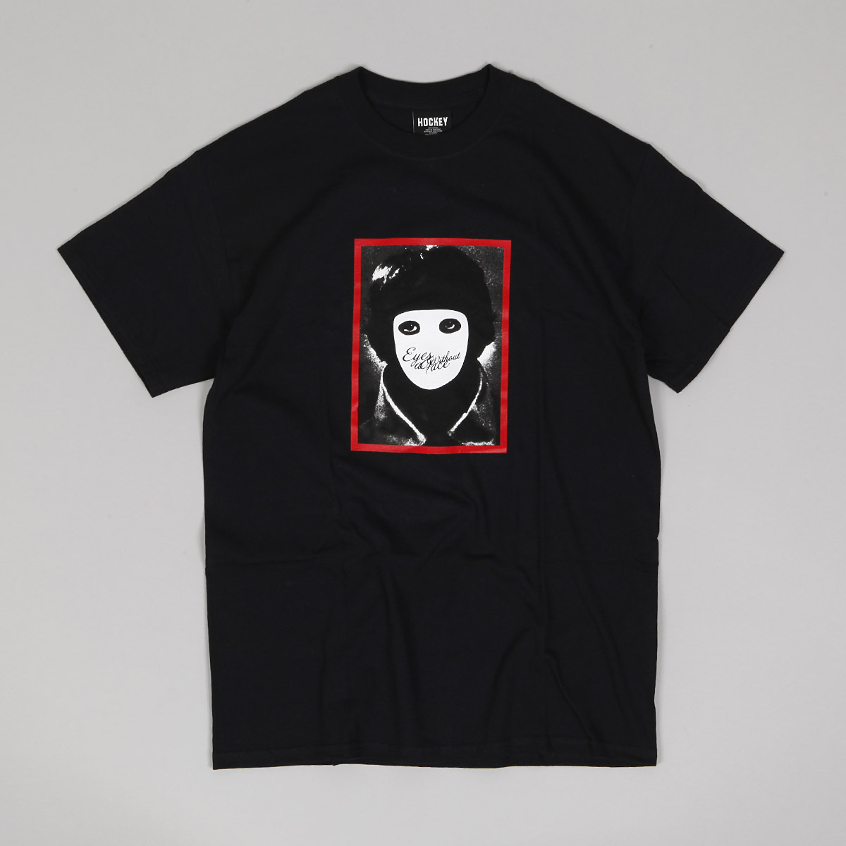 Hockey No Face Tee Black - Skateboarding, Nike SB, Adidas