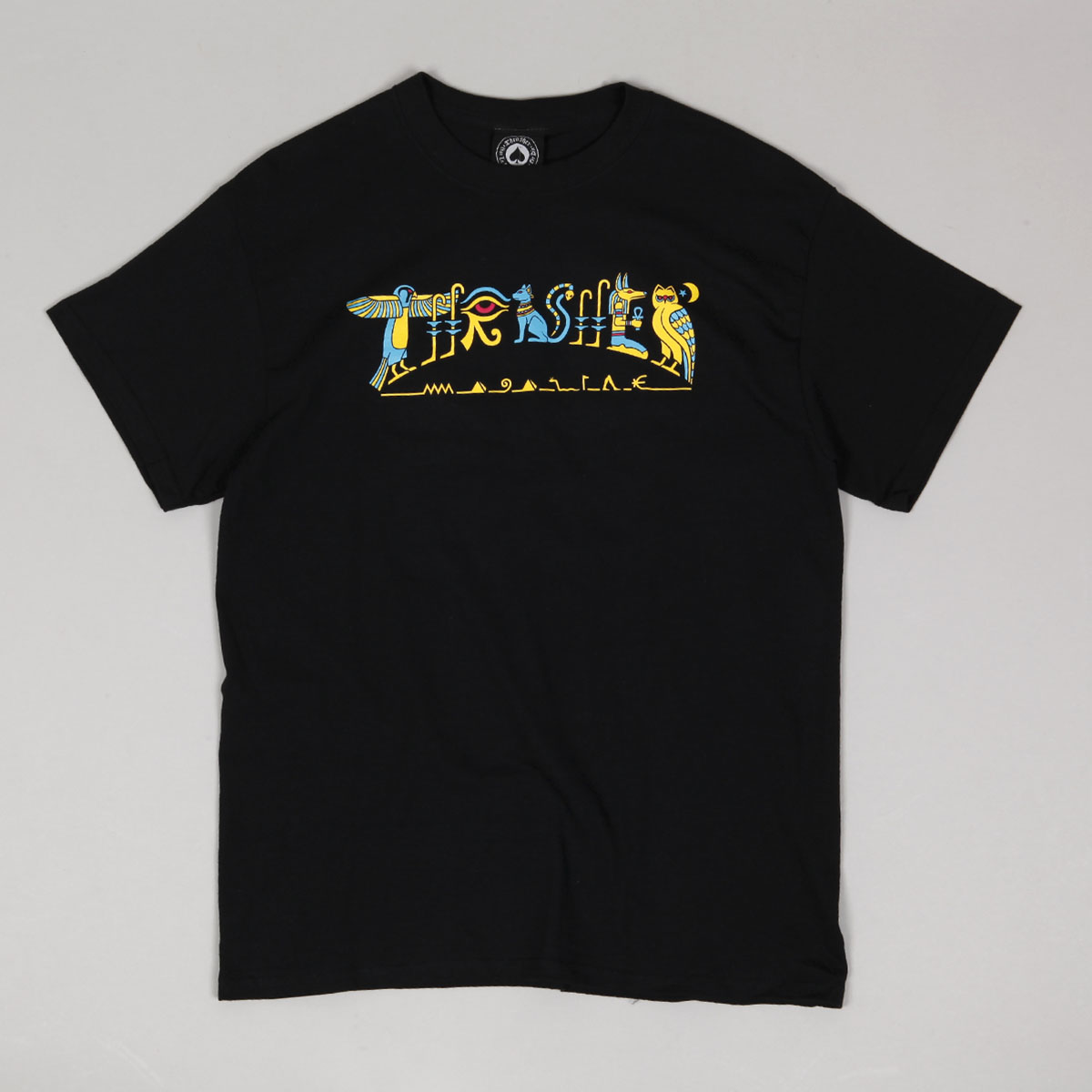 Thrasher Hieroglyphic Tee Black - Skateboarding, Nike SB