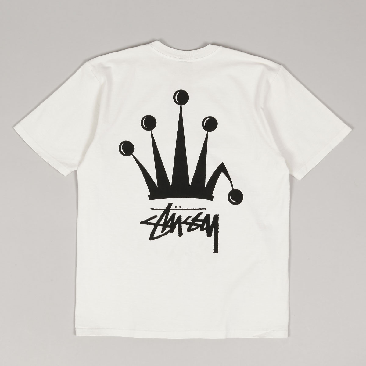 Stussy Regal Crown Pig Dyed Tee Natural - Skateboarding