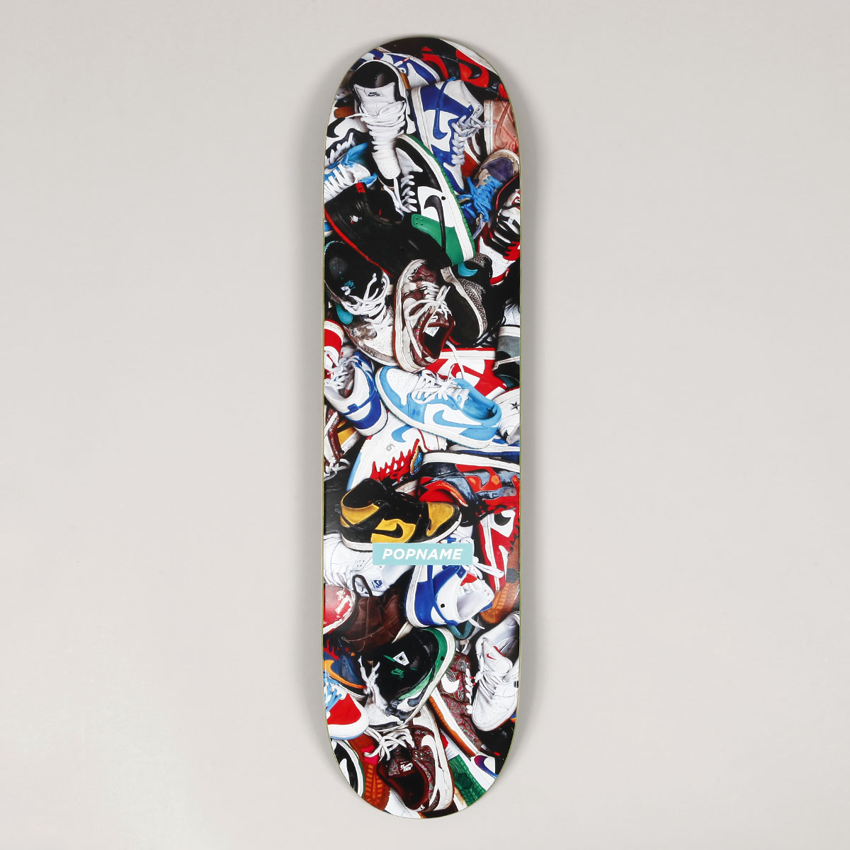 Popname Skate Your Dunks Deck Skateboarding, Nike SB, Adidas, Vans