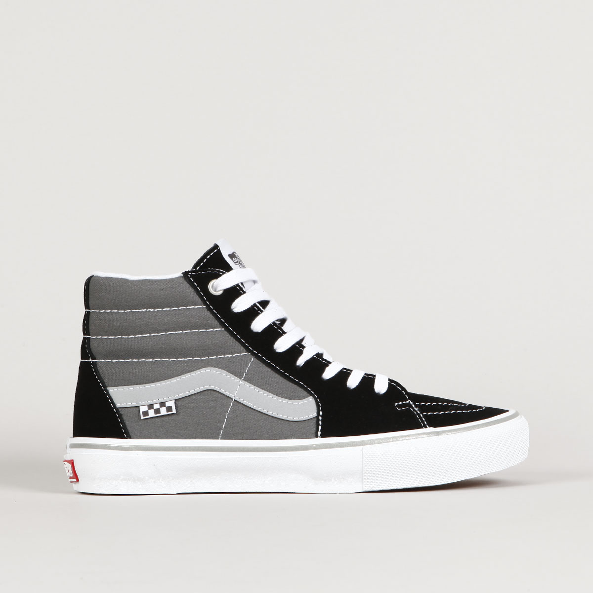 Vans Skate Sk8Hi Reflective Black Grey Boty Vans POPNAME.cz