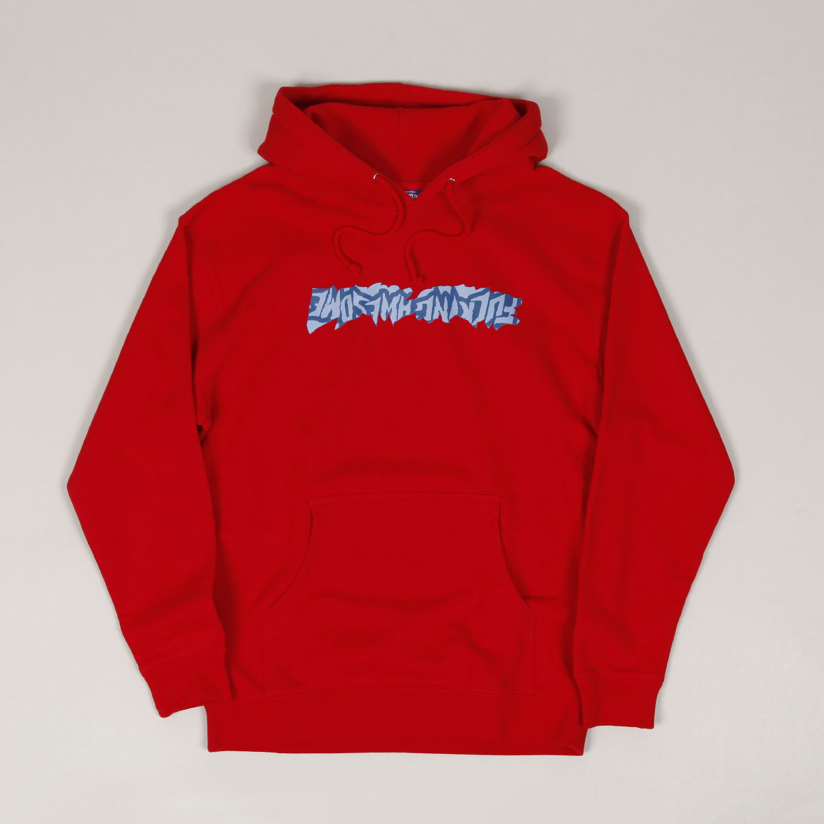 【FUCKING AWESOME】CUT OUT LOGO HOODIE RED Fucking Awesome Cut Out Logo Hoodie Red - Skateboarding