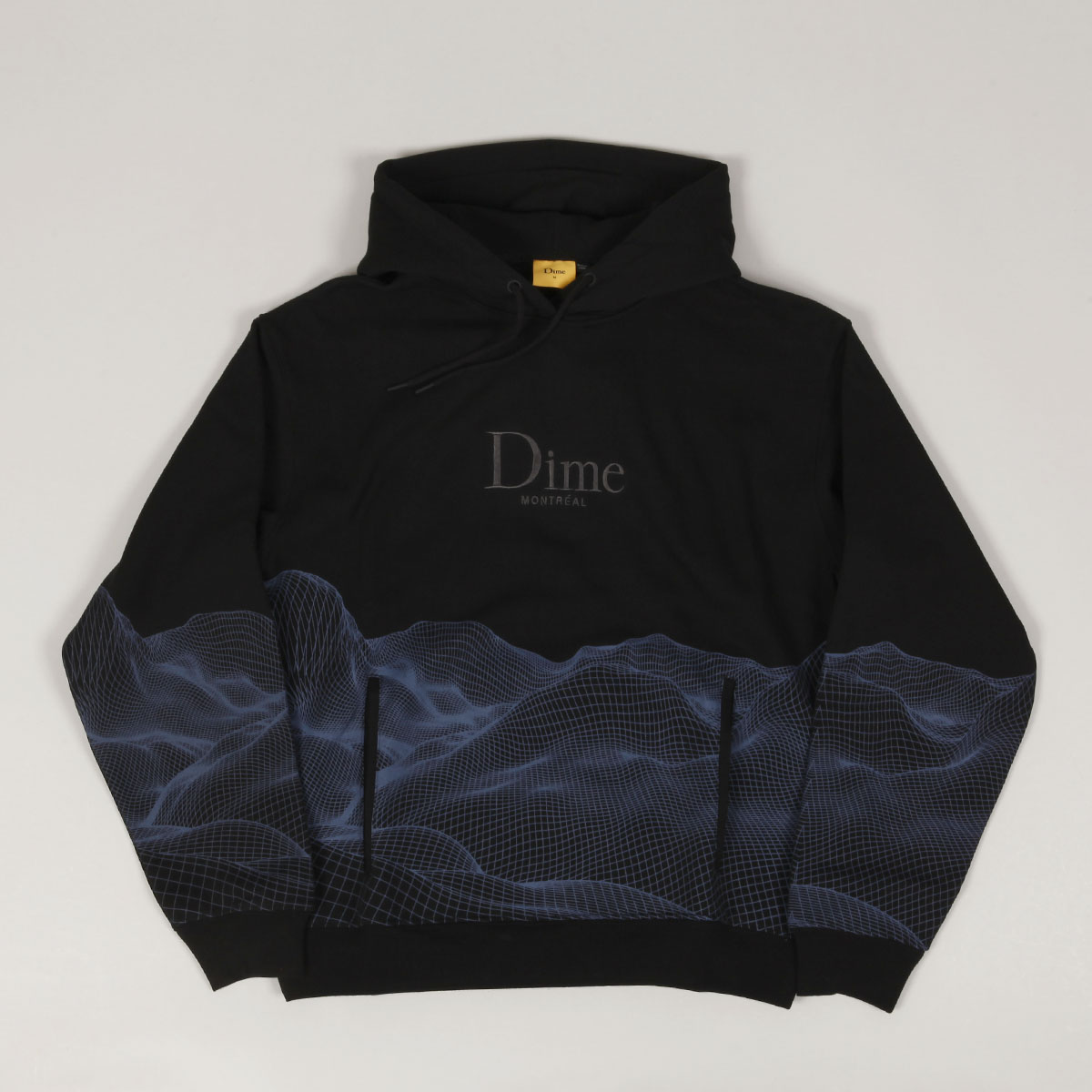 Dime Landscape Hoodie Black Skateboarding, Nike SB, Adidas, Vans