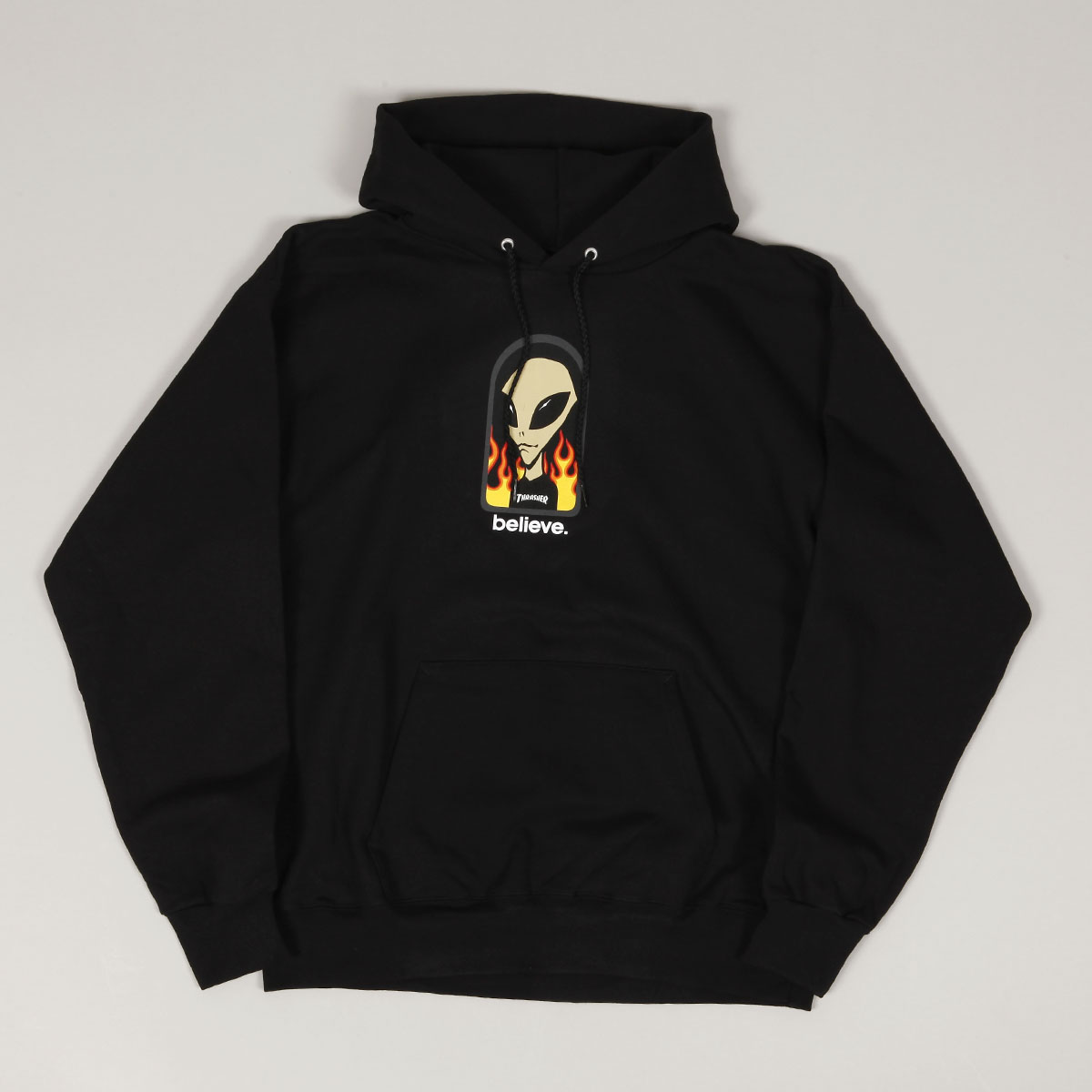 Thrasher x Alien Workshop Believe Hoodie Black