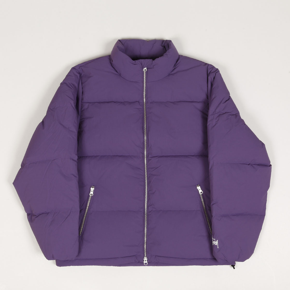 Stussy Nylon Down Puffer Jacket Purple - Skateboarding, Nike