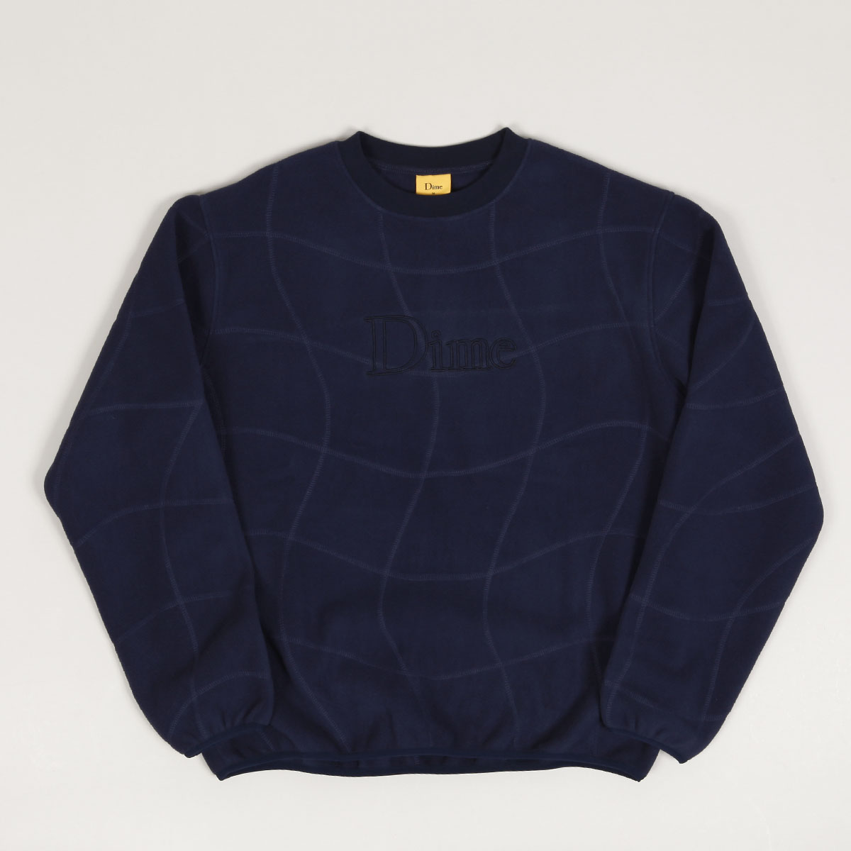 Dime Classic Wave Polar Crewneck Navy - Skateboarding, Nike