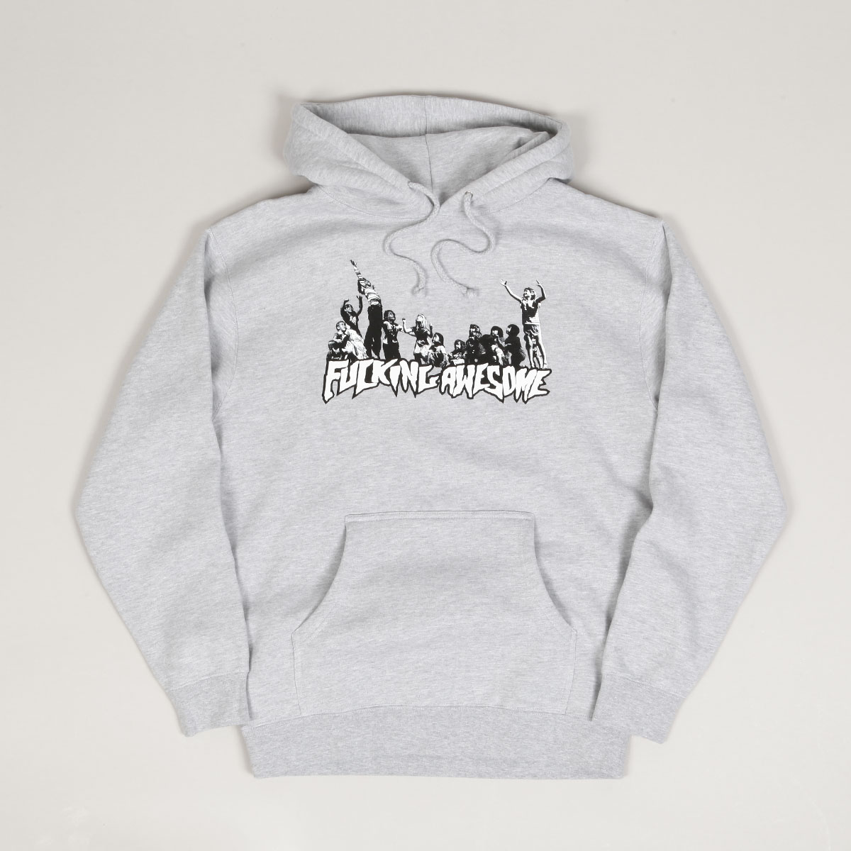 【FUCKING AWESOME】CAT MASK HOODIE HEATHER GREY eng_pl_Fucking-Awesome-Cat-
