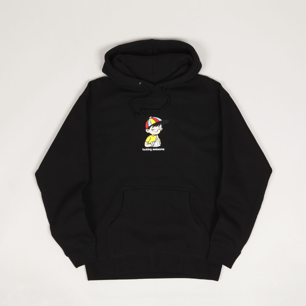 Fucking Awesome Wanto Kid Hoodie Black - Skateboarding, Nike