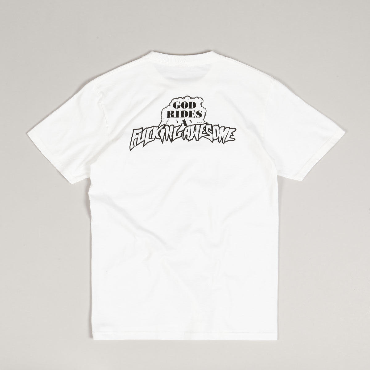Fucking Awesome God Rides FA Tee White - Skateboarding, Nike